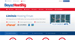 Desktop Screenshot of beyazhosting.com